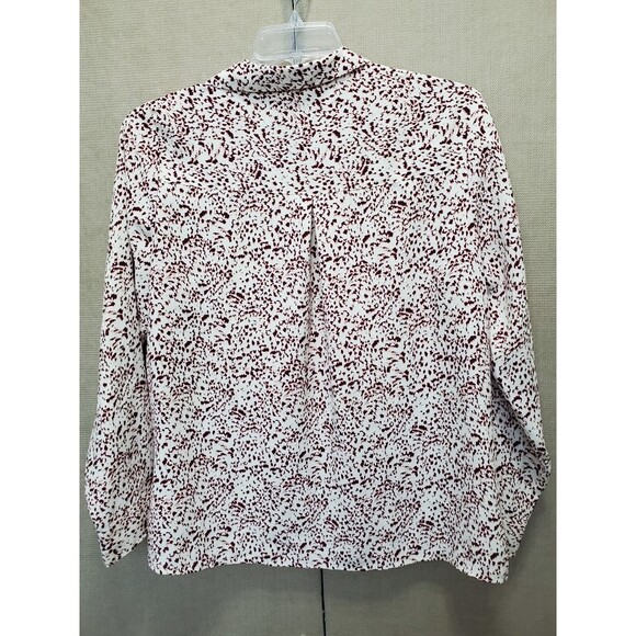 Express Portofino Printed Button-Up Shirt Size Large - Picture 4 of 6